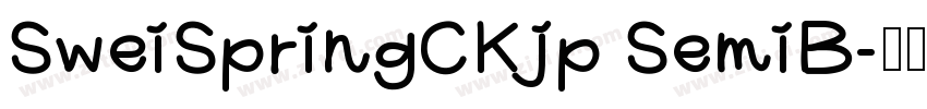 SweiSpringCKjp SemiB字体转换